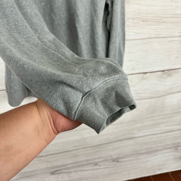 Vans Men's Cozy Heather Gray Embroidered Patch Varsity Sweatshirt Size XXL - Picture 6 of 8